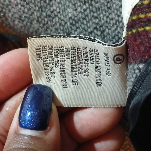 VINTAGE American Rag Aztec Print Southwestern Print Wrap Coat. Sz. XL - Picture 9 of 9